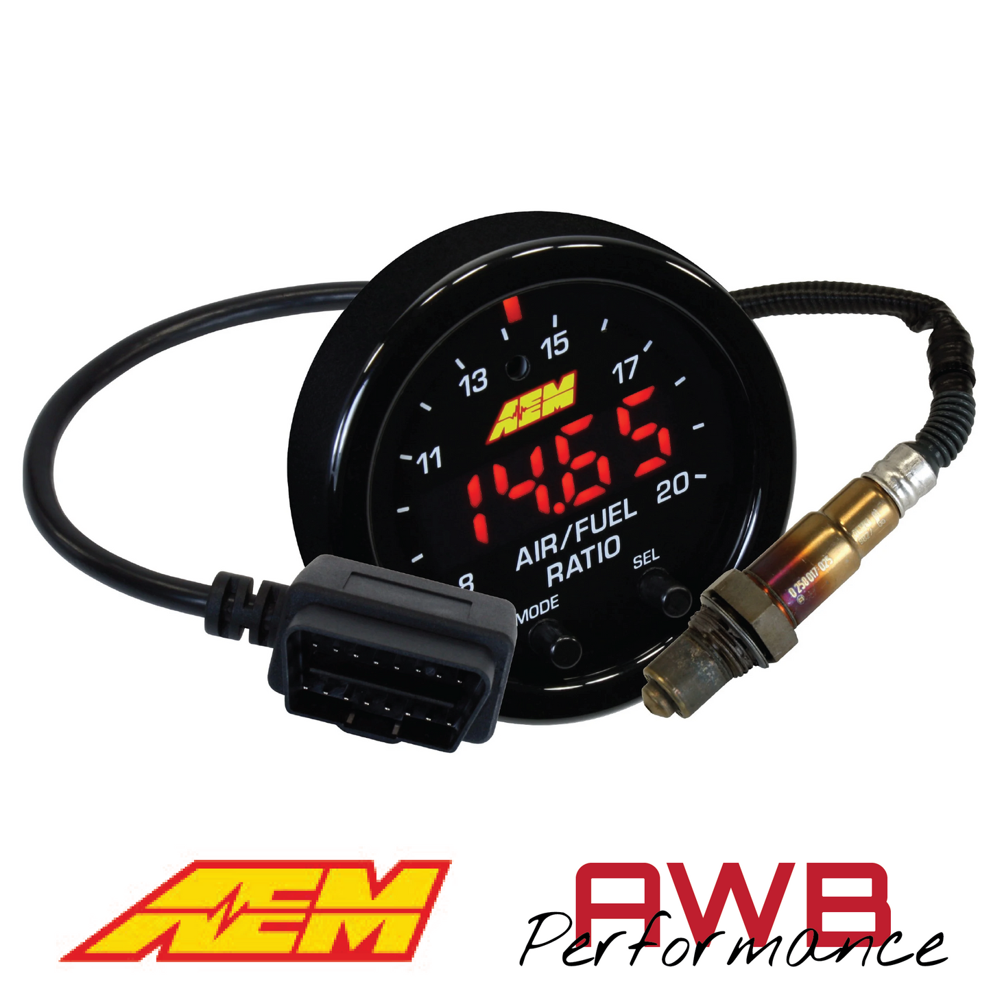 AEM X-Series OBDII Wideband AFR Gauge Kit - 30-0334