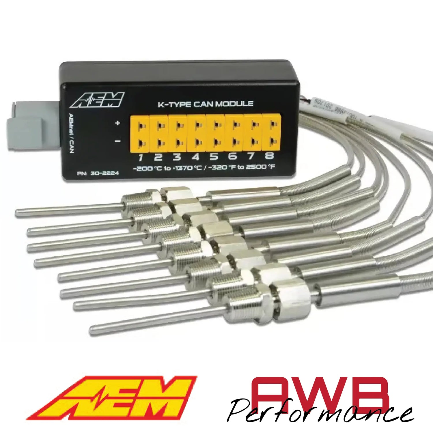 AEM 8 Channel CAN EGT Module - 30-2224 AEM