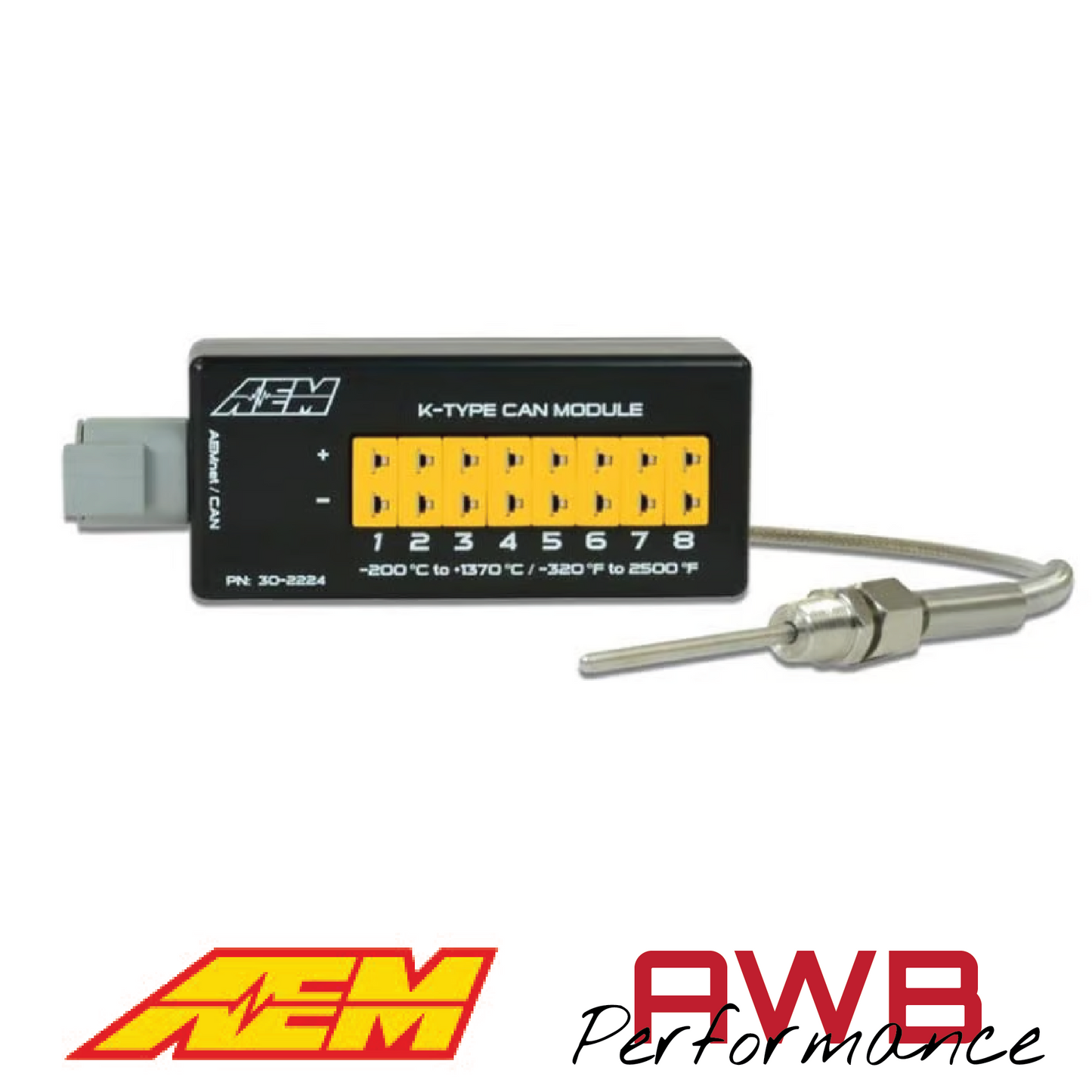 AEM 8 Channel CAN EGT Module - 30-2224
