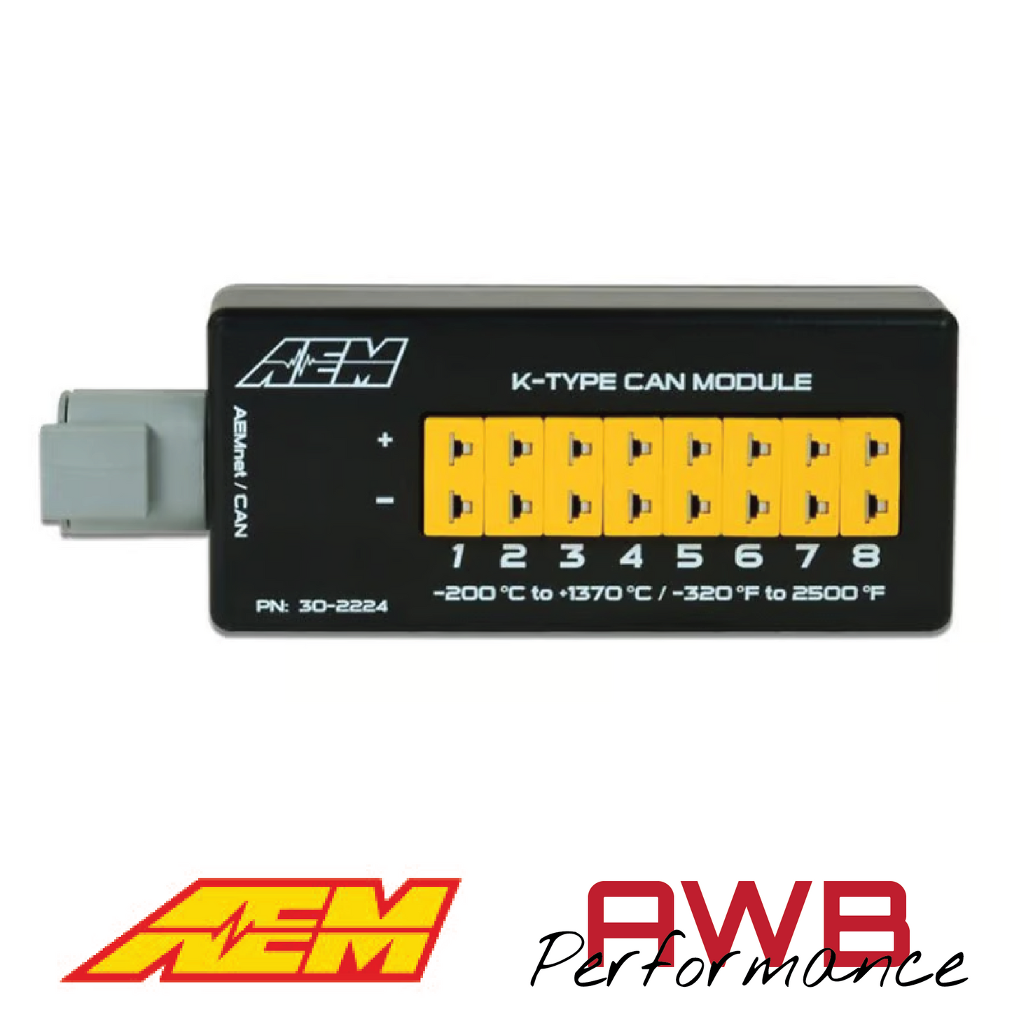 AEM 8 Channel CAN EGT Module - 30-2224