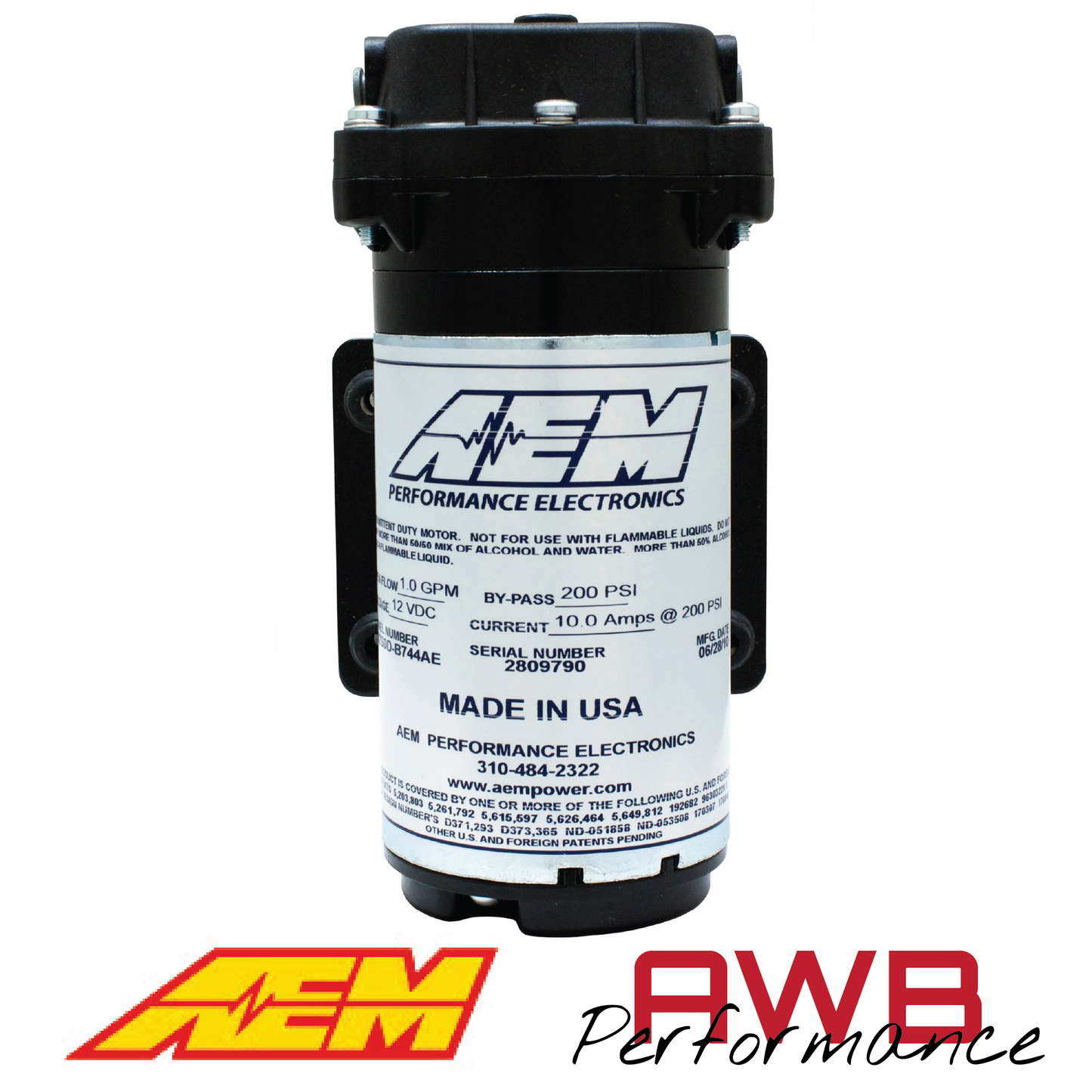 AEM Water/Methanol 200 PSI Pumps - 30-3015 / 30-3018
