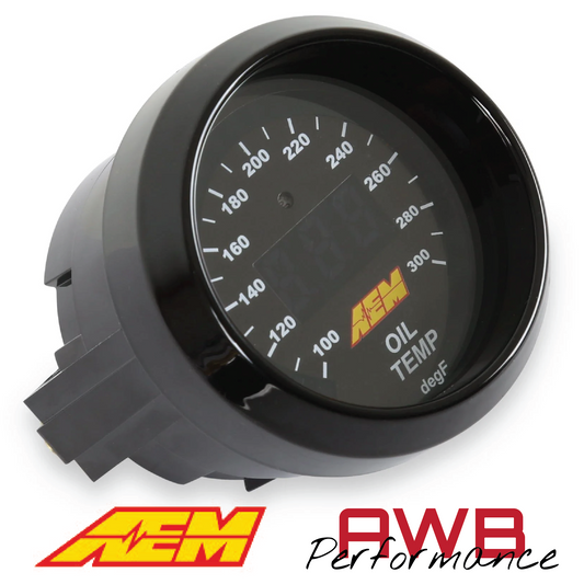 AEM Classic Digital Temperature Gauge Kit - 30-4402