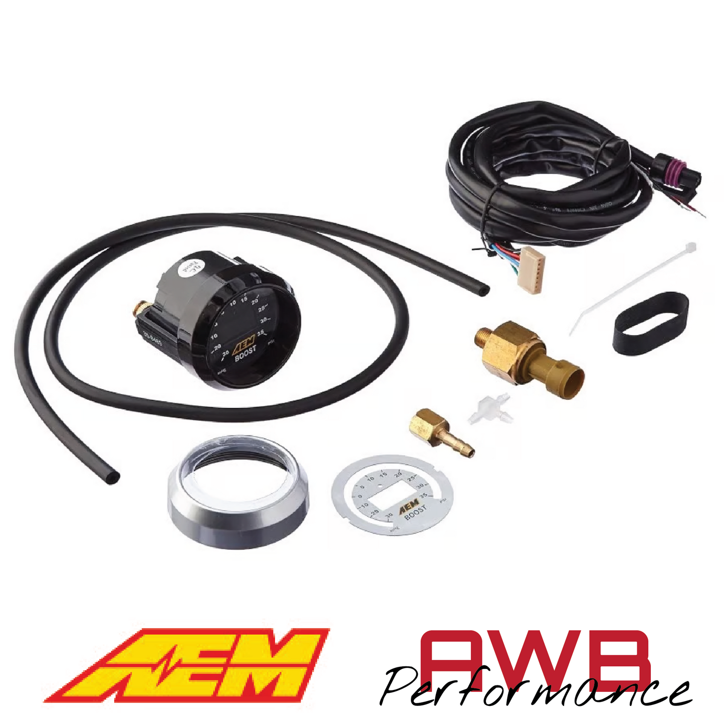 AEM Classic Boost Display Gauge Kit - 30-4406