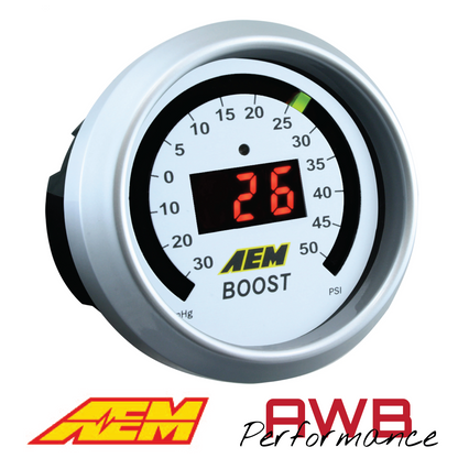 AEM Classic Boost Display Gauge Kit - 30-4406