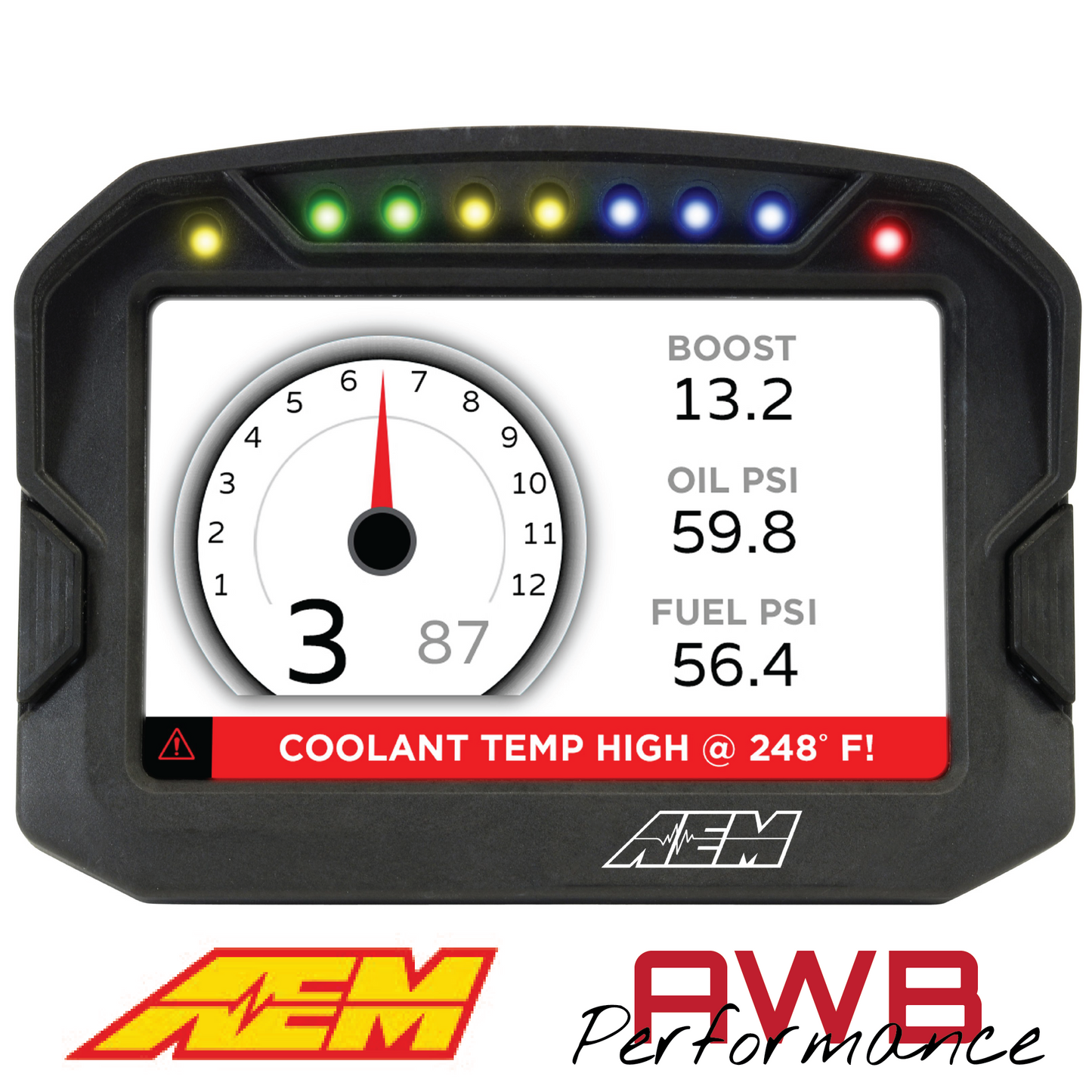 AEM CD-5LG Carbon Logging Display with Internal GPS - 30-5603