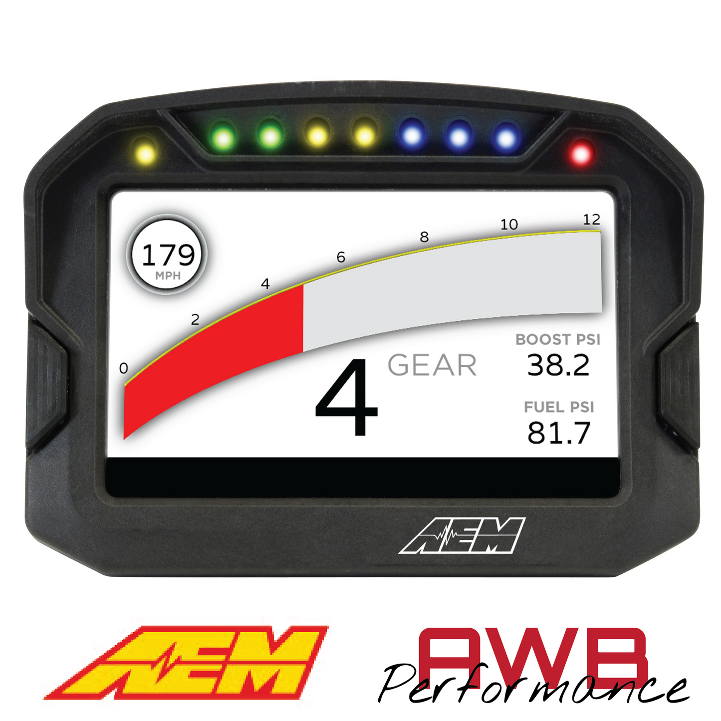 AEM CD-5LG Carbon Logging Display with Internal GPS - 30-5603