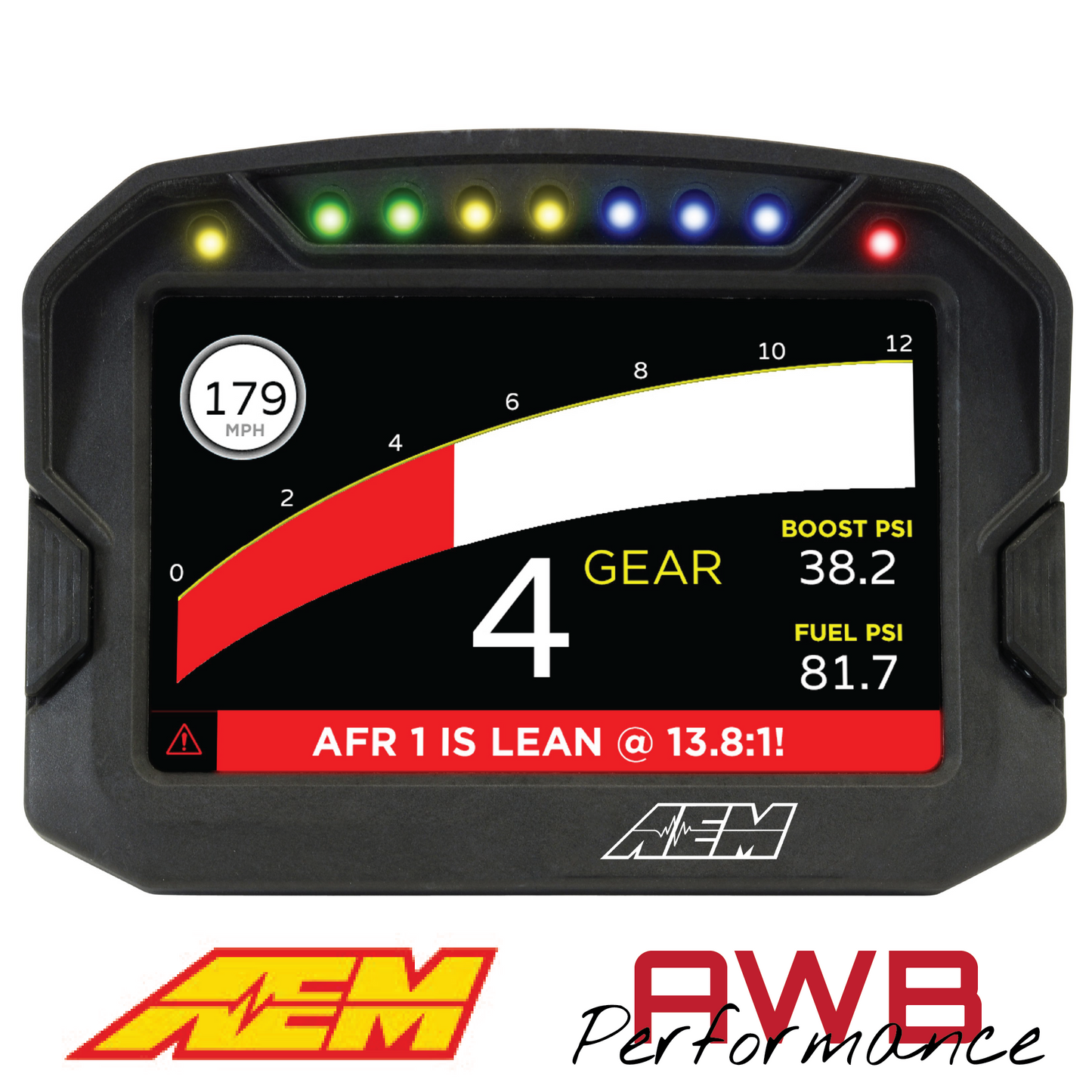 AEM CD-5LG Carbon Logging Display with Internal GPS - 30-5603