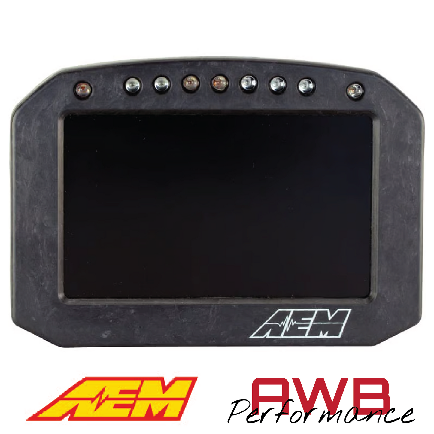AEM CD-5FLG Carbon Flat Panel Logging Display with Internal GPS - 30-5603F