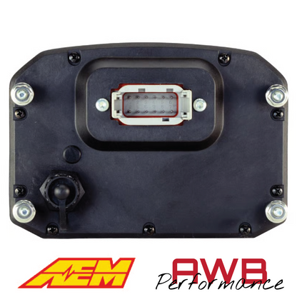 AEM CD-5FLG Carbon Flat Panel Logging Display with Internal GPS - 30-5603F