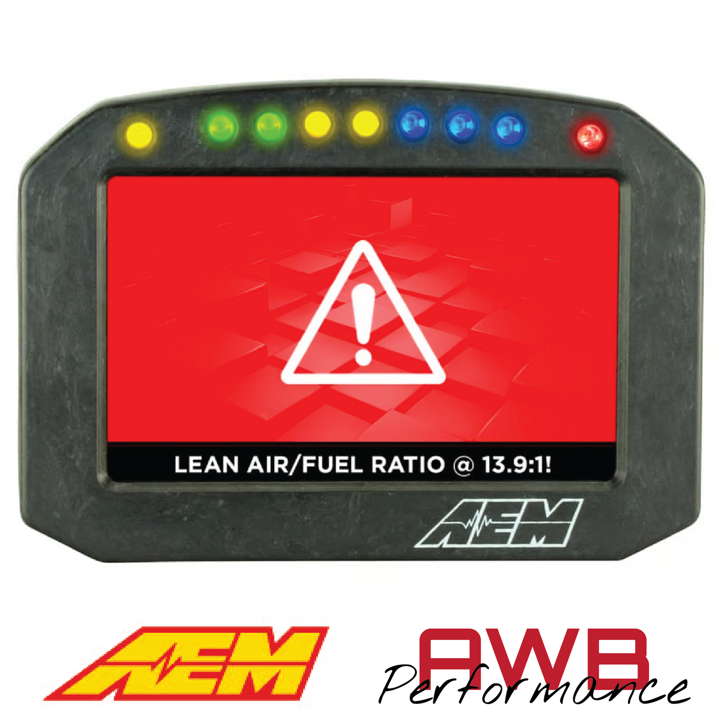 AEM CD-5FLG Carbon Flat Panel Logging Display with Internal GPS - 30-5603F