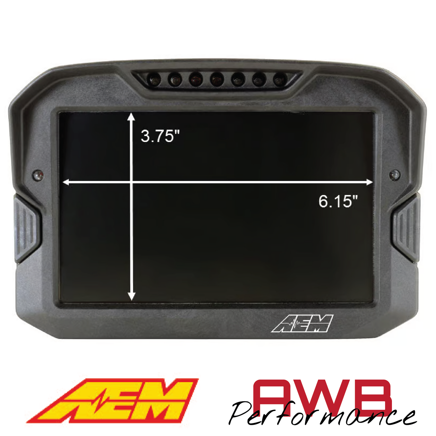 AEM CD-7G Carbon Non-Logging Display with Internal GPS - 30-5702