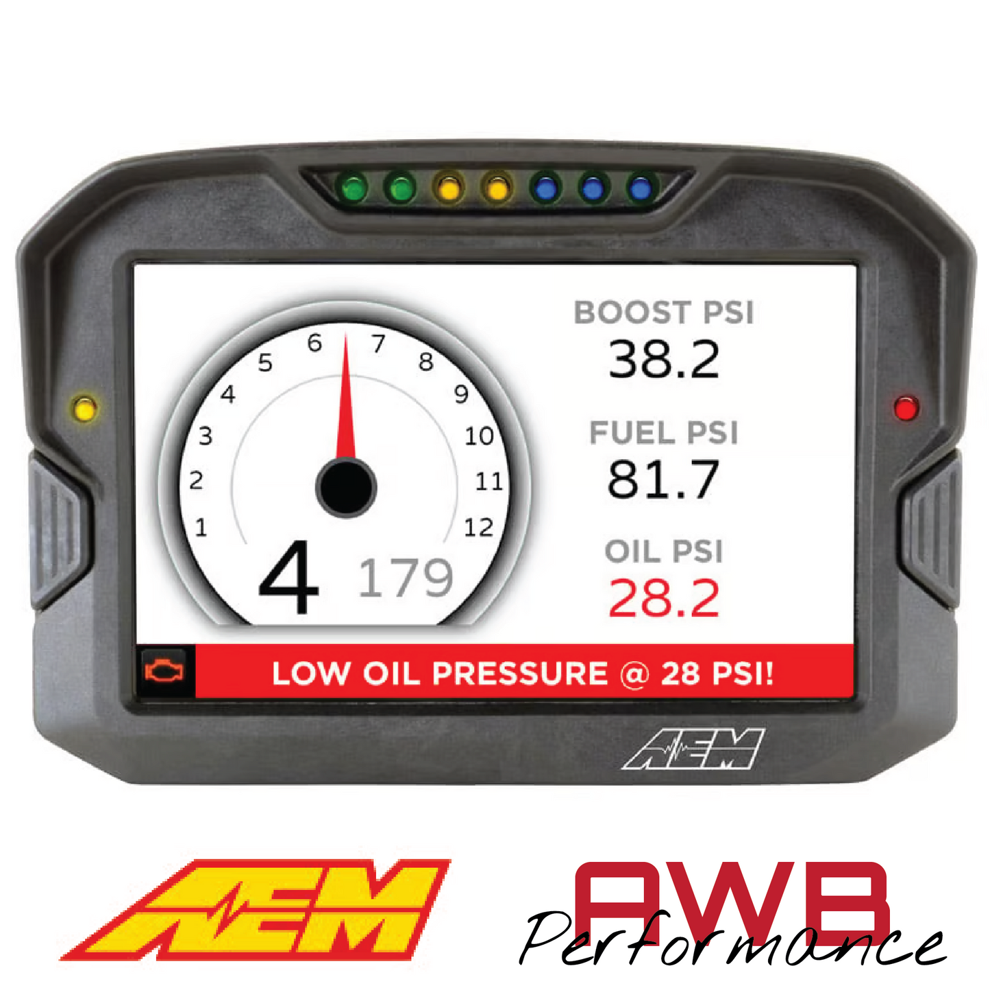 AEM CD-7G Carbon Non-Logging Display with Internal GPS - 30-5702