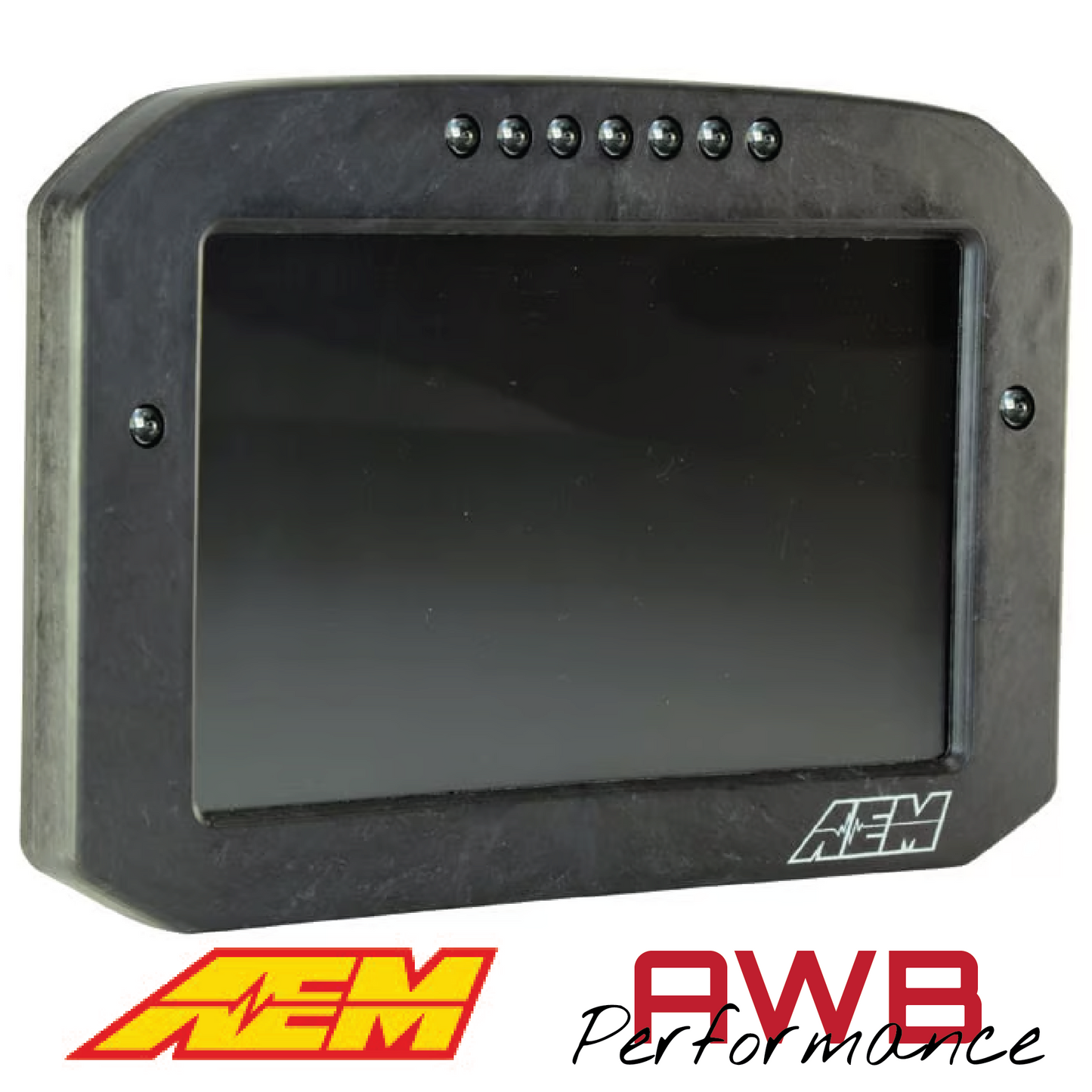AEM CD-7FL Carbon Flat Panel Logging Display - 30-5701F