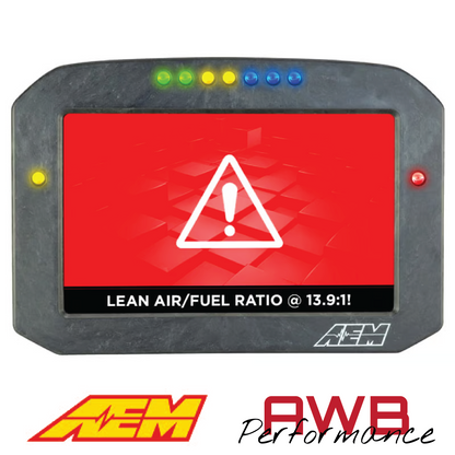 AEM CD-7FL Carbon Flat Panel Logging Display - 30-5701F