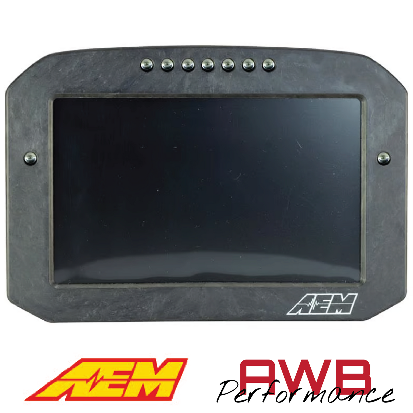 AEM CD-7FL Carbon Flat Panel Logging Display - 30-5701F