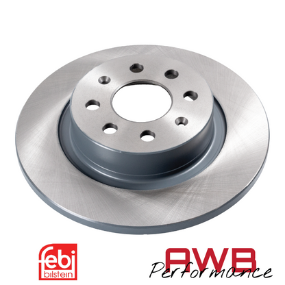 Adam 1.0T - Febi Bilstein 256mm 4x100 Rear Brake Discs Febi Bilstein
