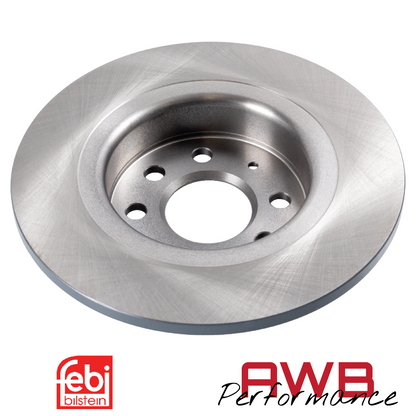 Adam 1.0T - Febi Bilstein 256mm 4x100 Rear Brake Discs Febi Bilstein