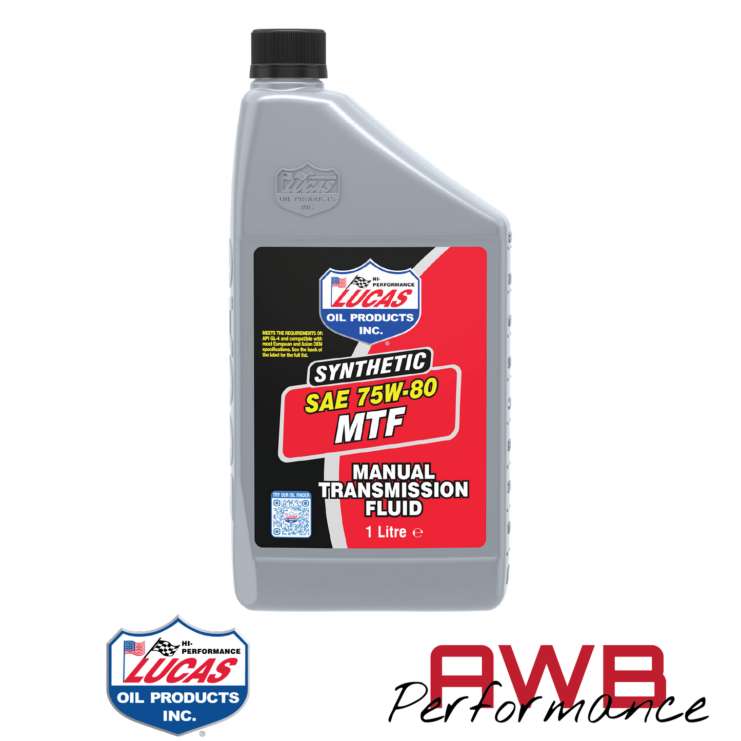Lucas Oil Synthetic SAE 75W-80 Manual Transmission Fluid