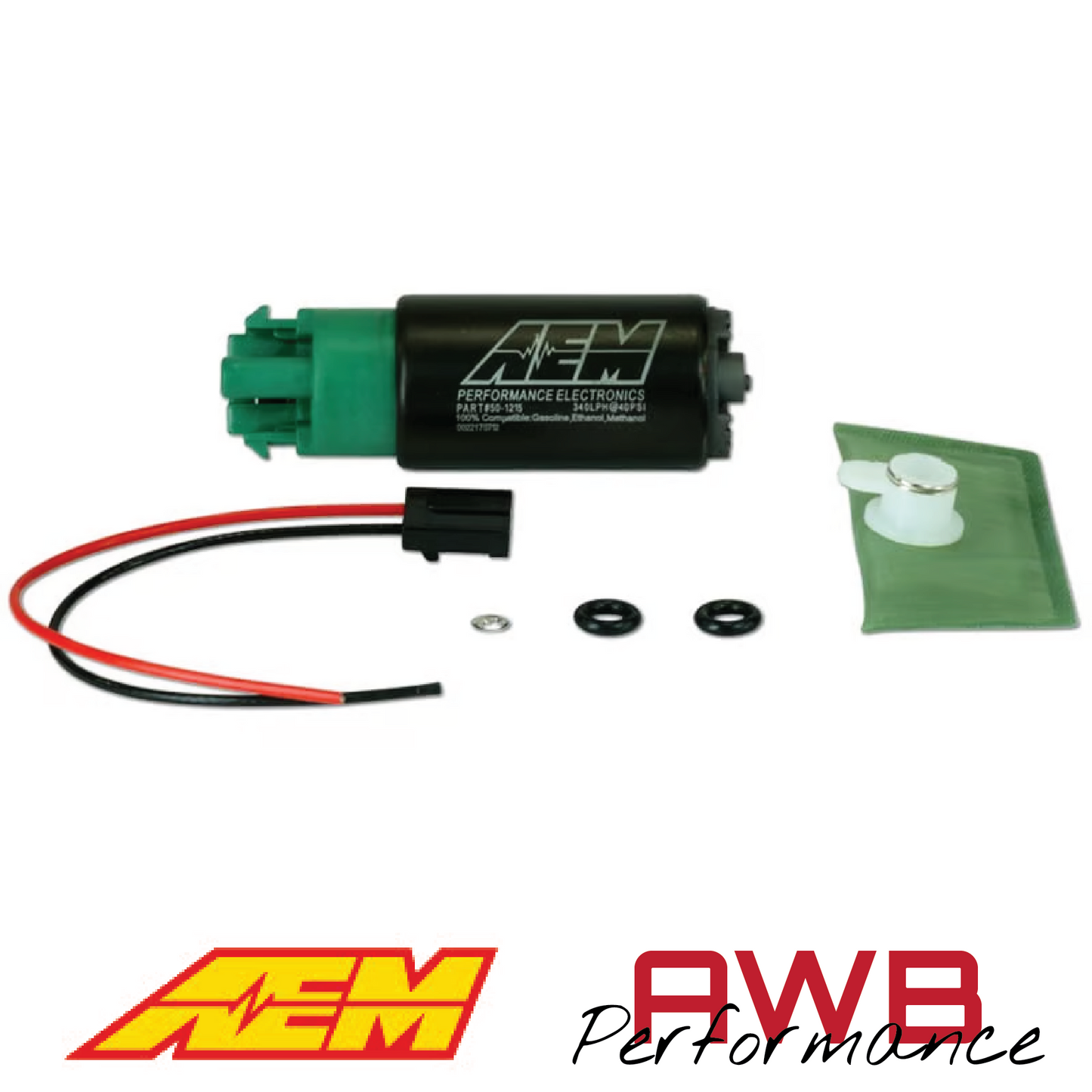 AEM 340LPH E85-Compatible High Flow In-Tank Fuel Pump - 50-1215