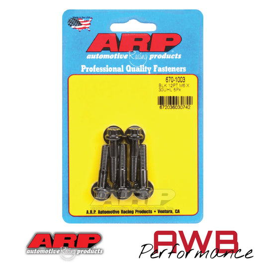ARP 8740 Chromoly M6x1.0x30 12PT - 670-1003 ARP