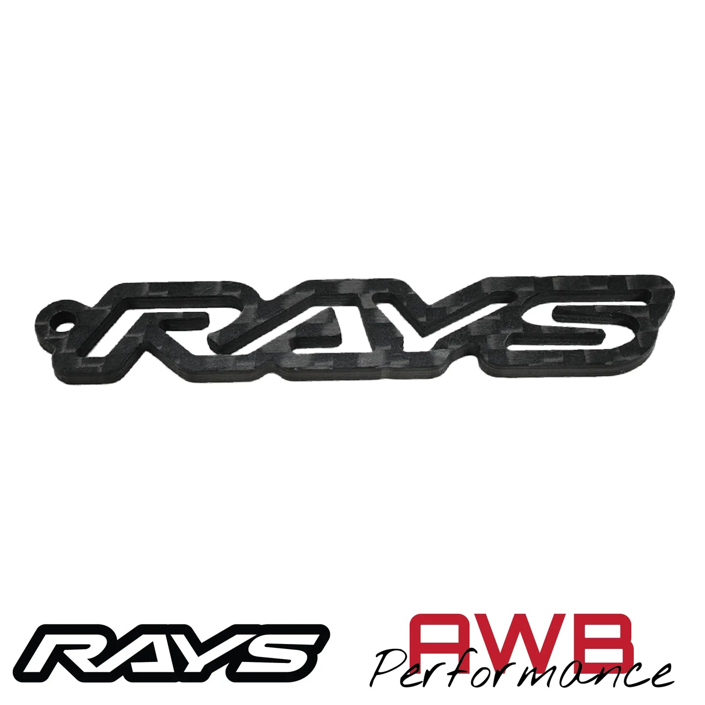 RAYS Carbon Key Chain Rays