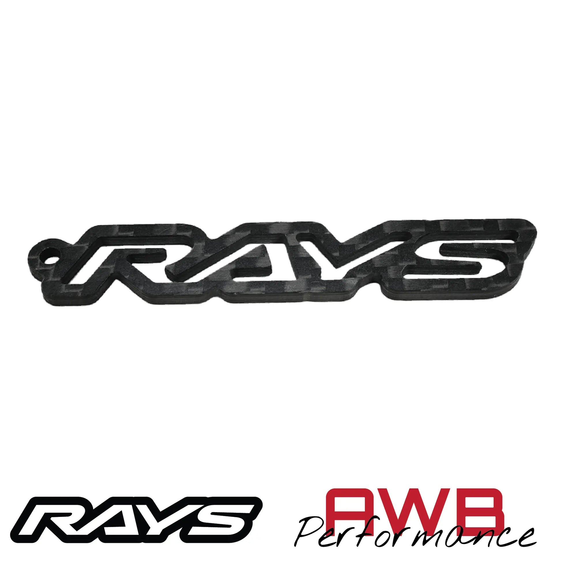 RAYS Carbon Key Chain Rays