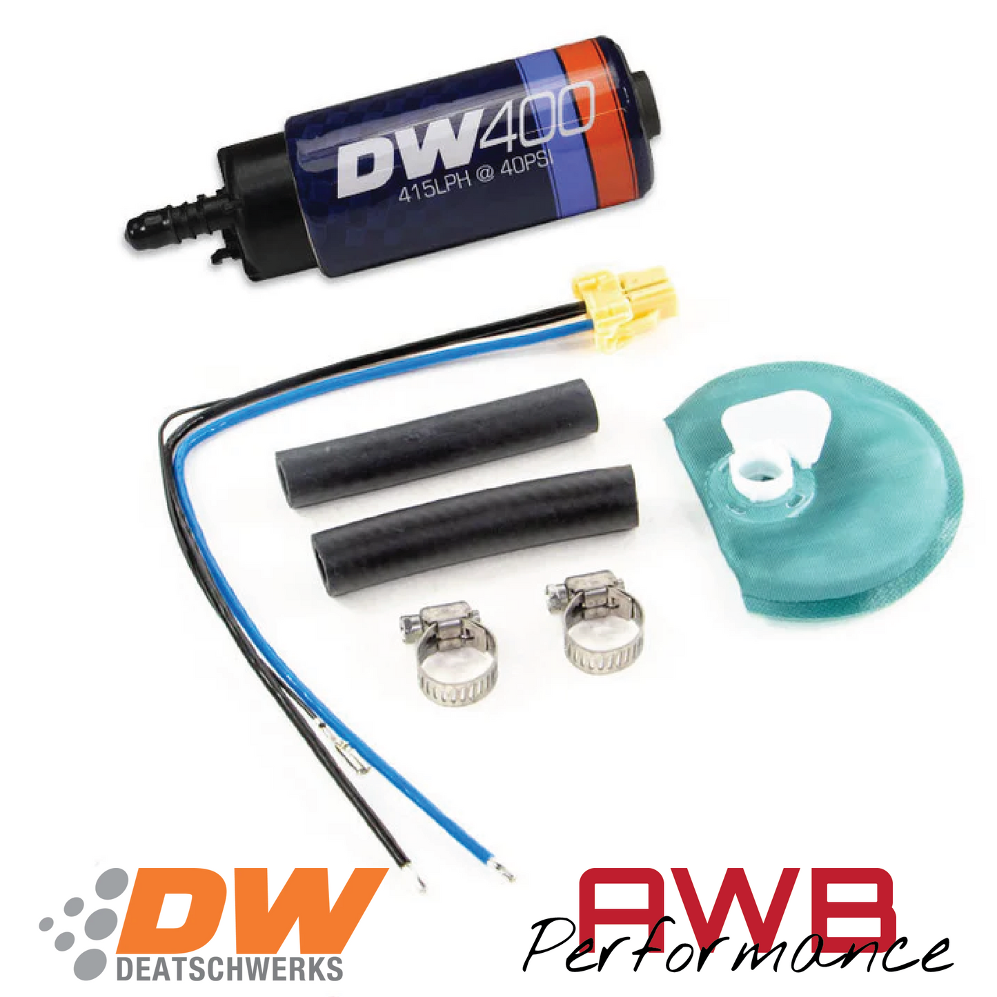 DeatschWerks DW400 415lph Universal Fuel Pump - 9-401-1001