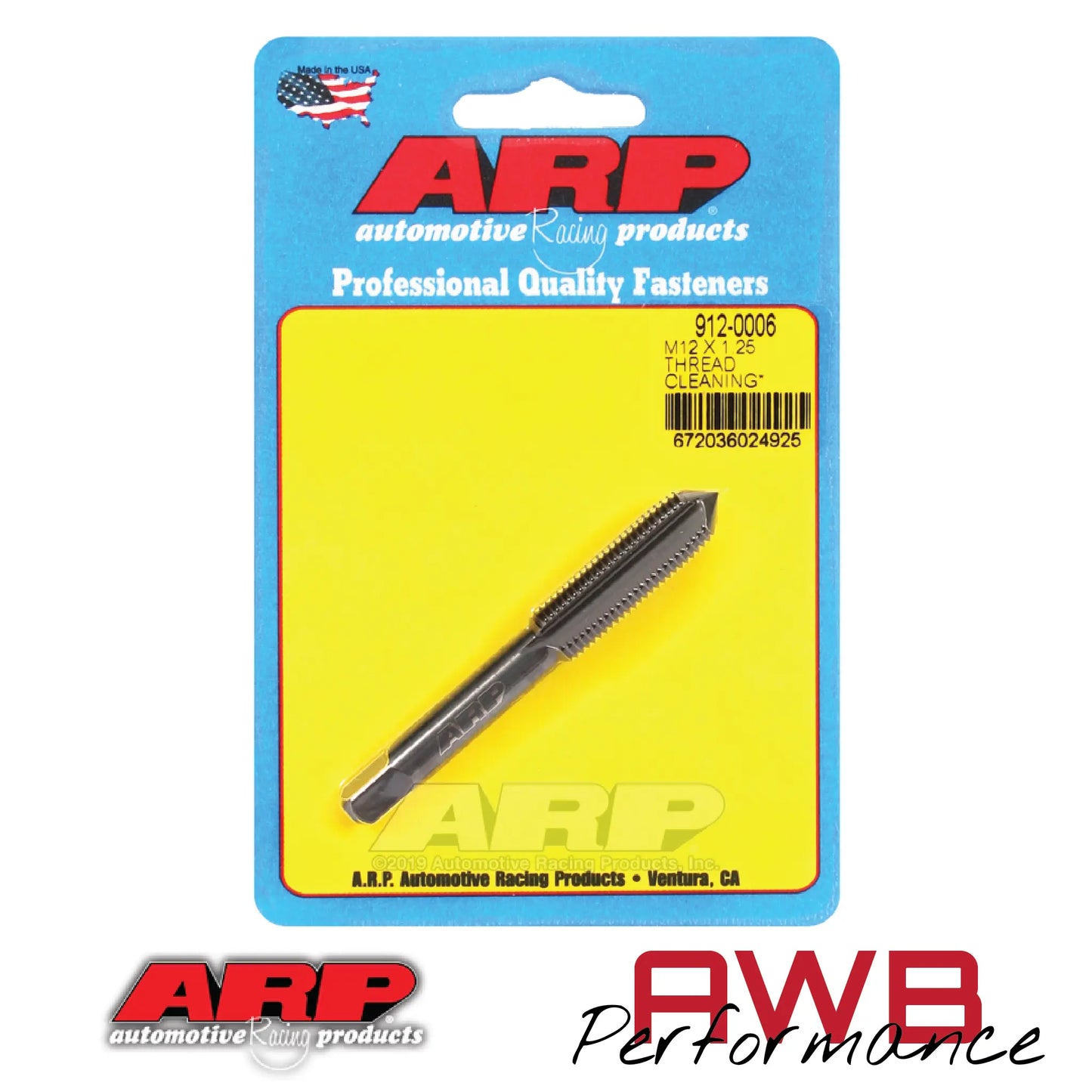 ARP Thread Cleaning Chaser M12 X 1.25 - 912-0006 ARP