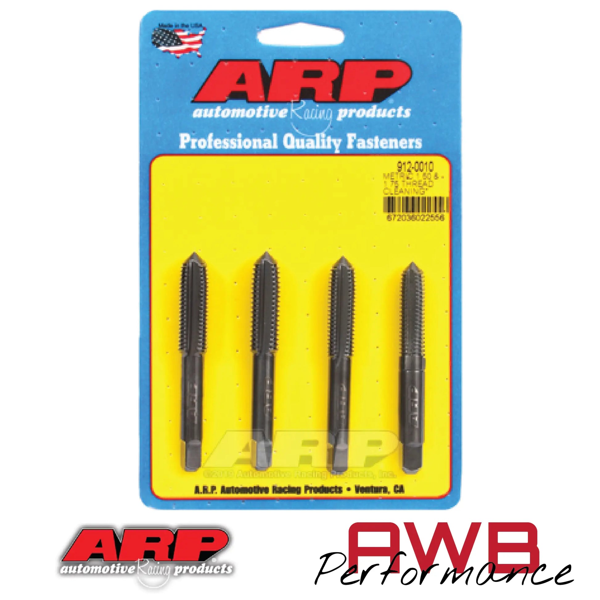 ARP Thread Cleaning Chaser Combo M10x1.50, M11x1.50, M12x1.50, M12x1.75 - 912-0010 ARP