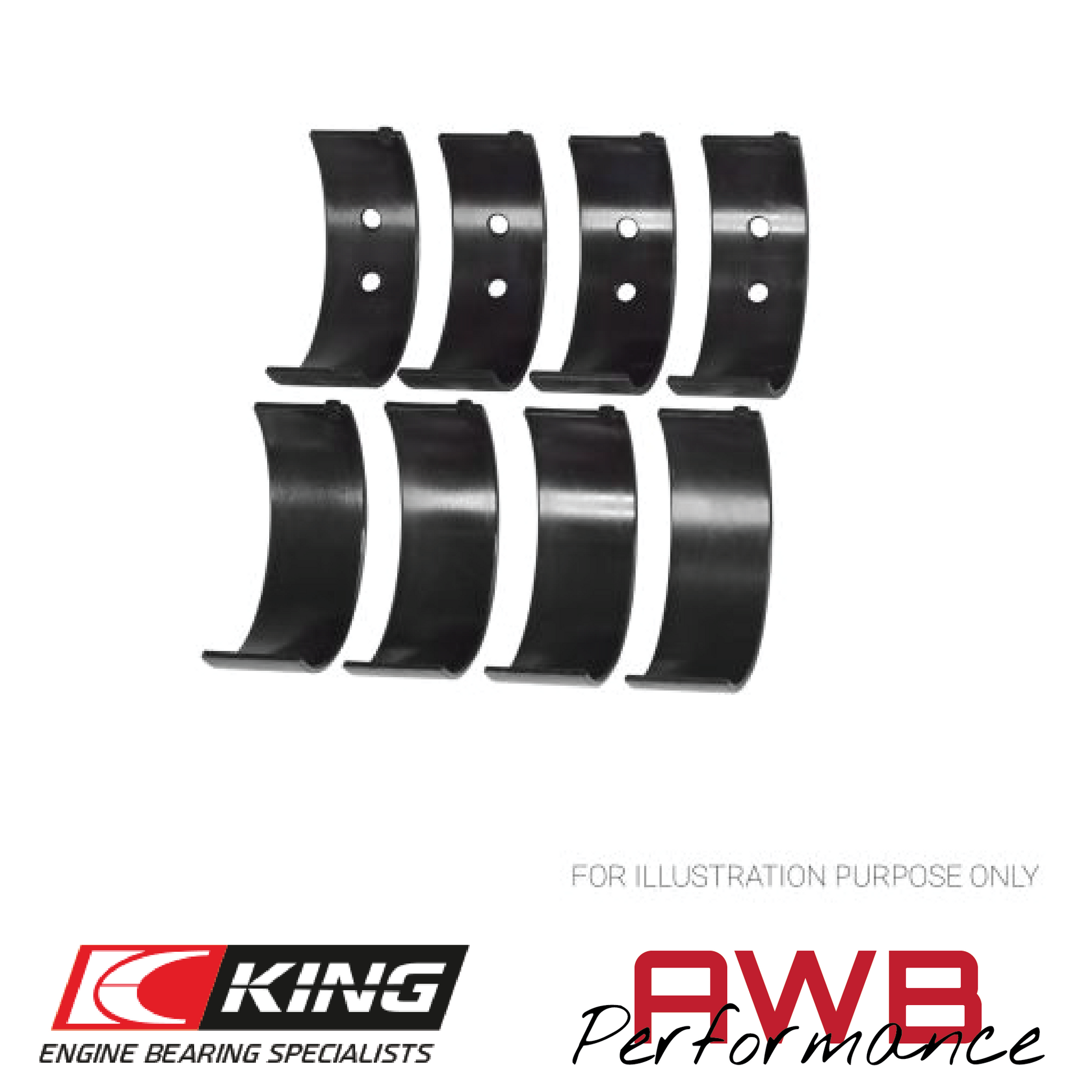 Z20LET, Z20LER, Z20LEL & Z20LEH - 2.0T - King Racing Tri-metal Connecting Rod Bearings King