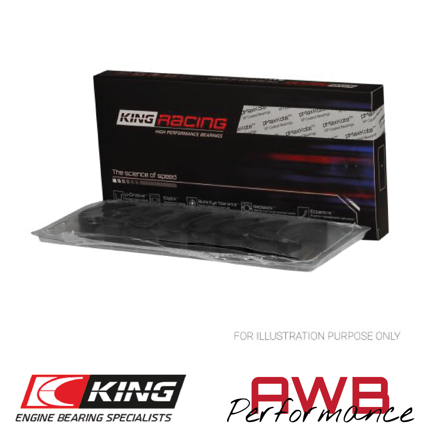 Z20LET, Z20LER, Z20LEL & Z20LEH - 2.0T - King Racing Tri-metal Connecting Rod Bearings King
