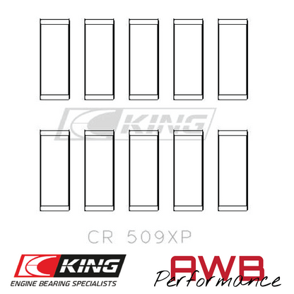 JZDA - 2.5T - King Racing Tri-metal Connecting Rod Bearings King