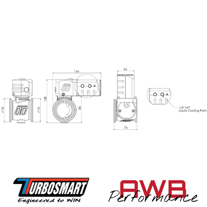 Turbosmart ESG50 Electronic StraightGate50