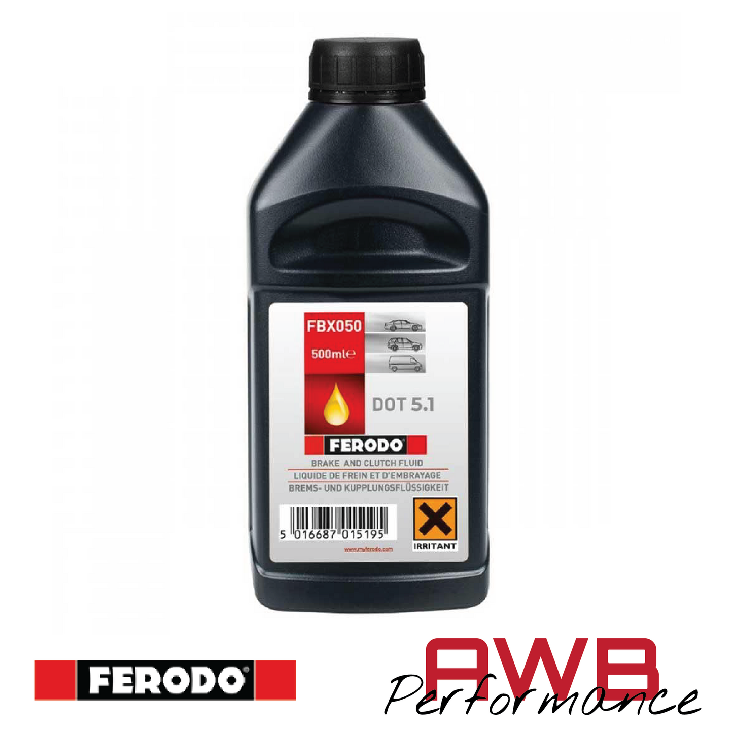 Ferodo DOT 5.1 Brake Fluid - FBZ100