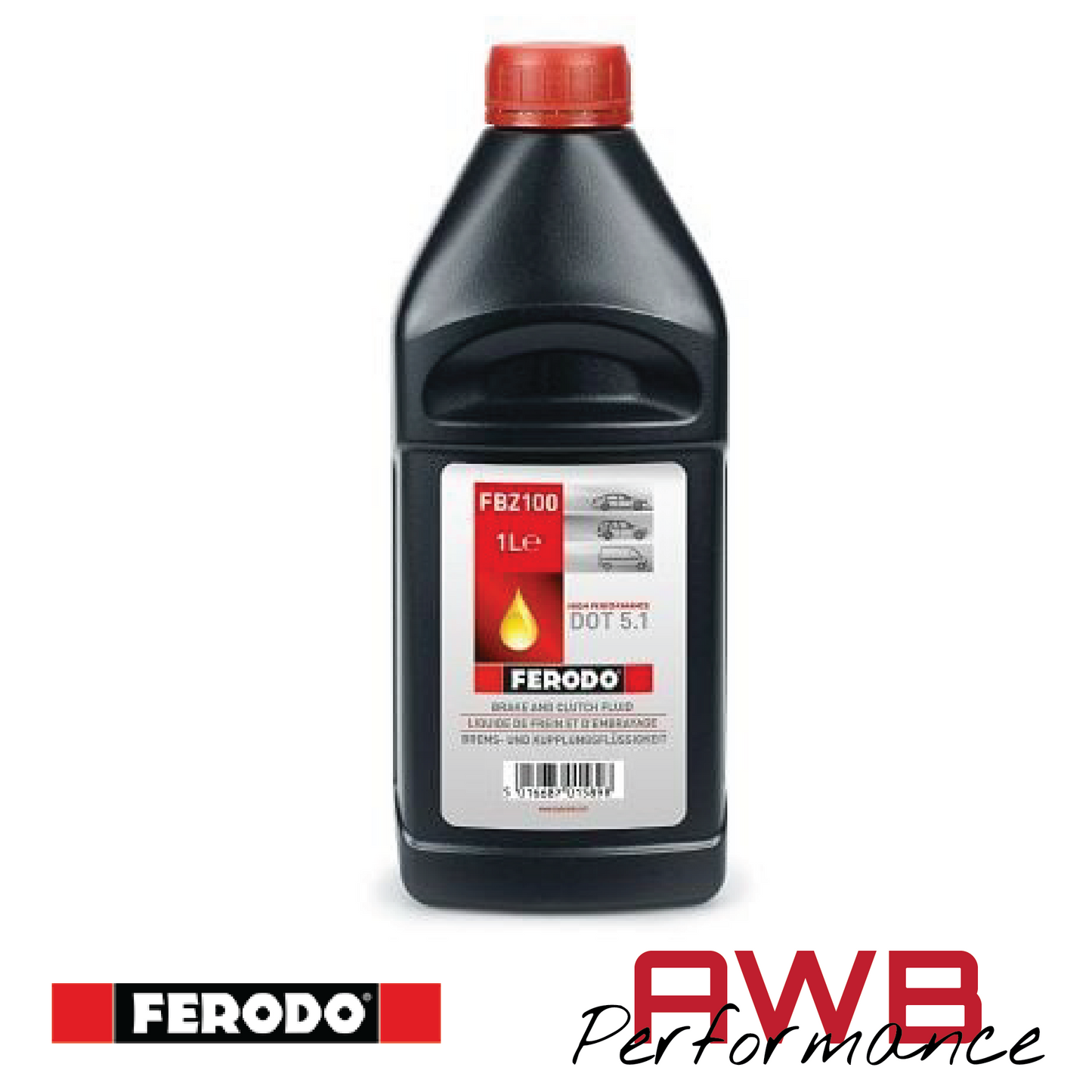 Ferodo DOT 5.1 Brake Fluid - FBZ100