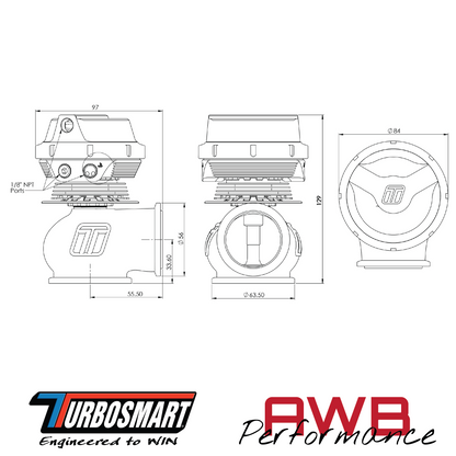 Turbosmart GenV HyperGate45M ‘Motorsport’
