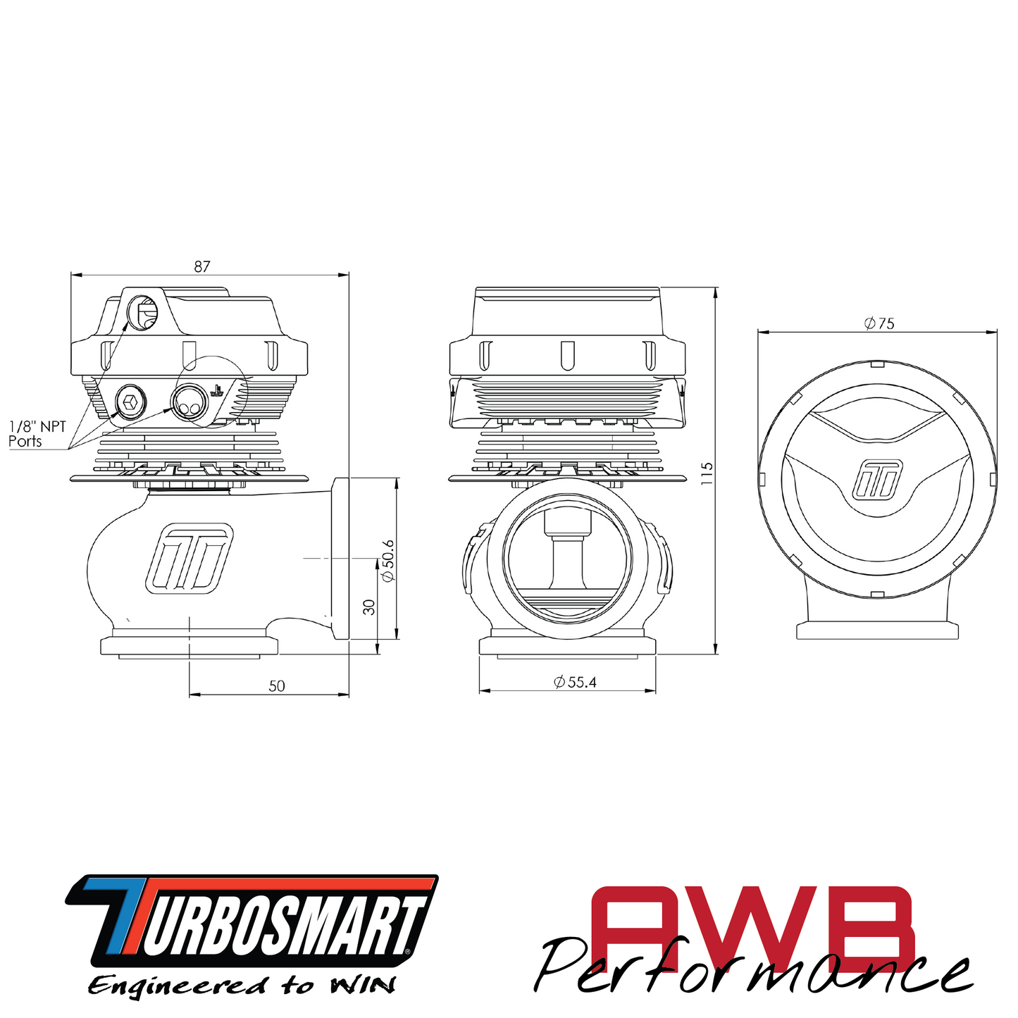 Turbosmart GenV CompGate40M ‘Motorsport’