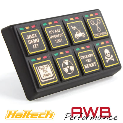 Haltech Key Ring Haltech CAN Keypad 8 button 2x4 - HT-011501 - AWB Performance Ltd