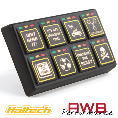 Haltech CAN Keypad 8 button 2x4 - HT-011501