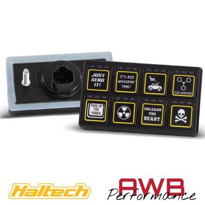 Haltech CAN Keypad 8 button 2x4 - HT-011501