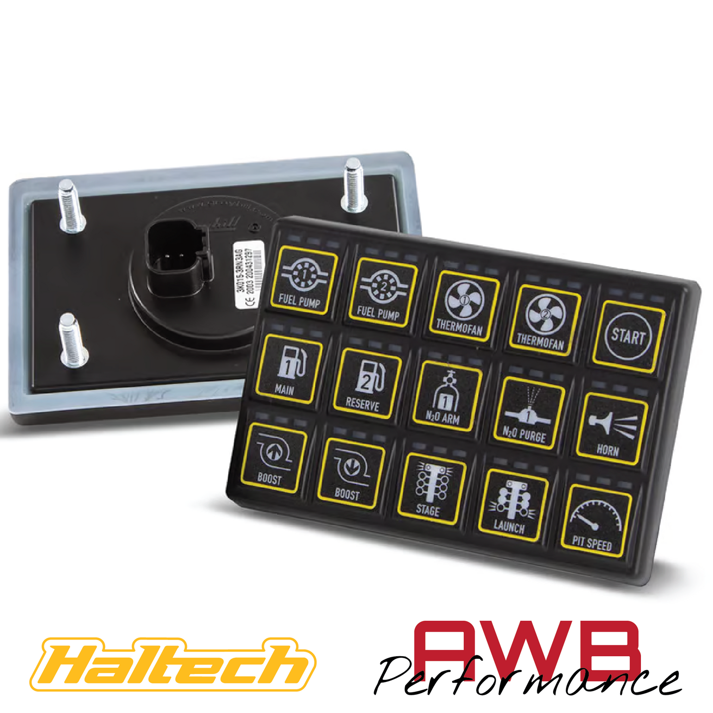 Haltech CAN Keypad 15 button 3x5 - HT-011502