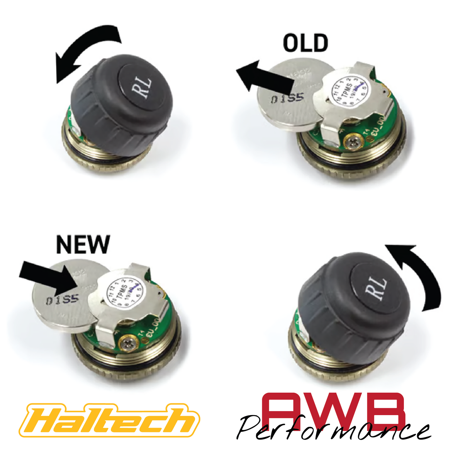 Haltech TMS4 Tyre Monitoring System External Sensors - HT-011601