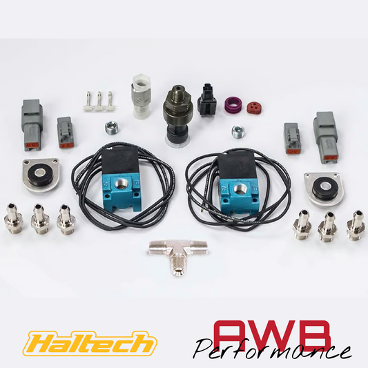 Haltech CO2 Boost Control Dual Solenoid & Pressure Sensor Kit - HT-020402