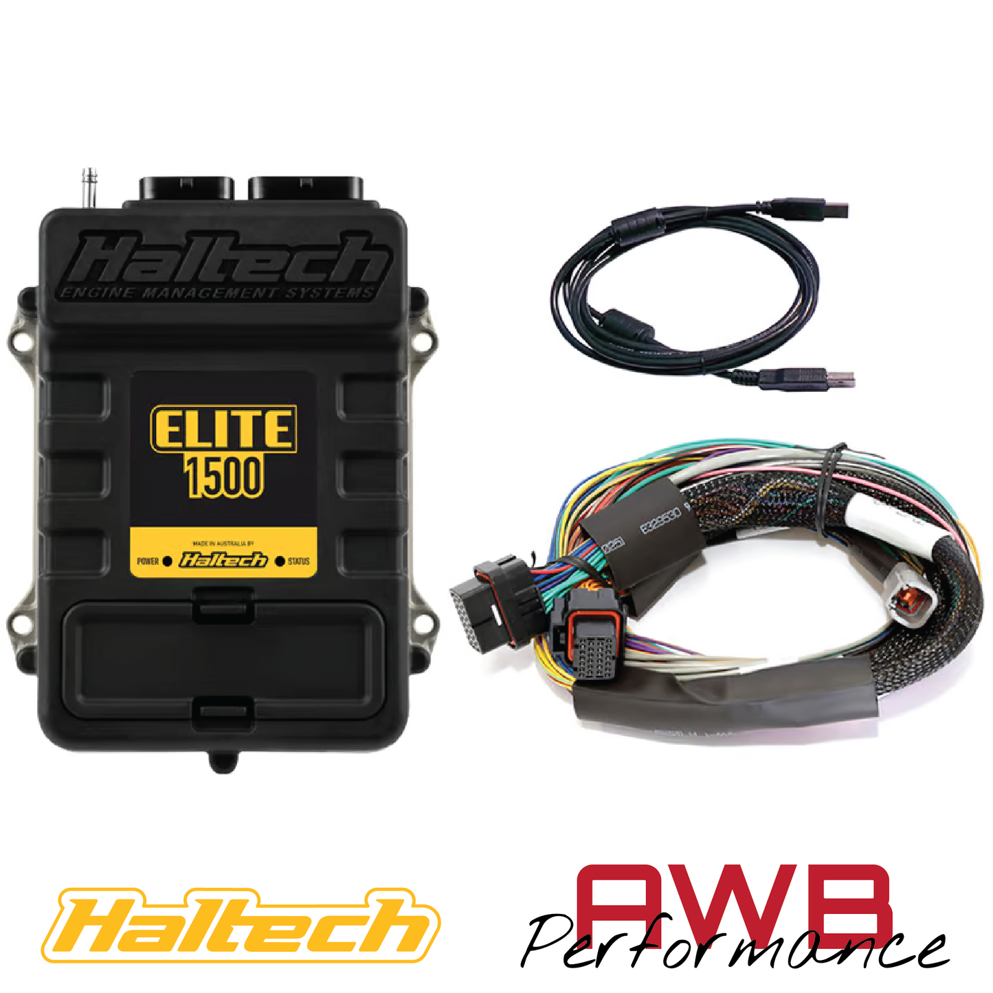 Haltech Elite 1500 ECU + Basic Universal Wire-in Harness Kit 2.5m - HT-150902