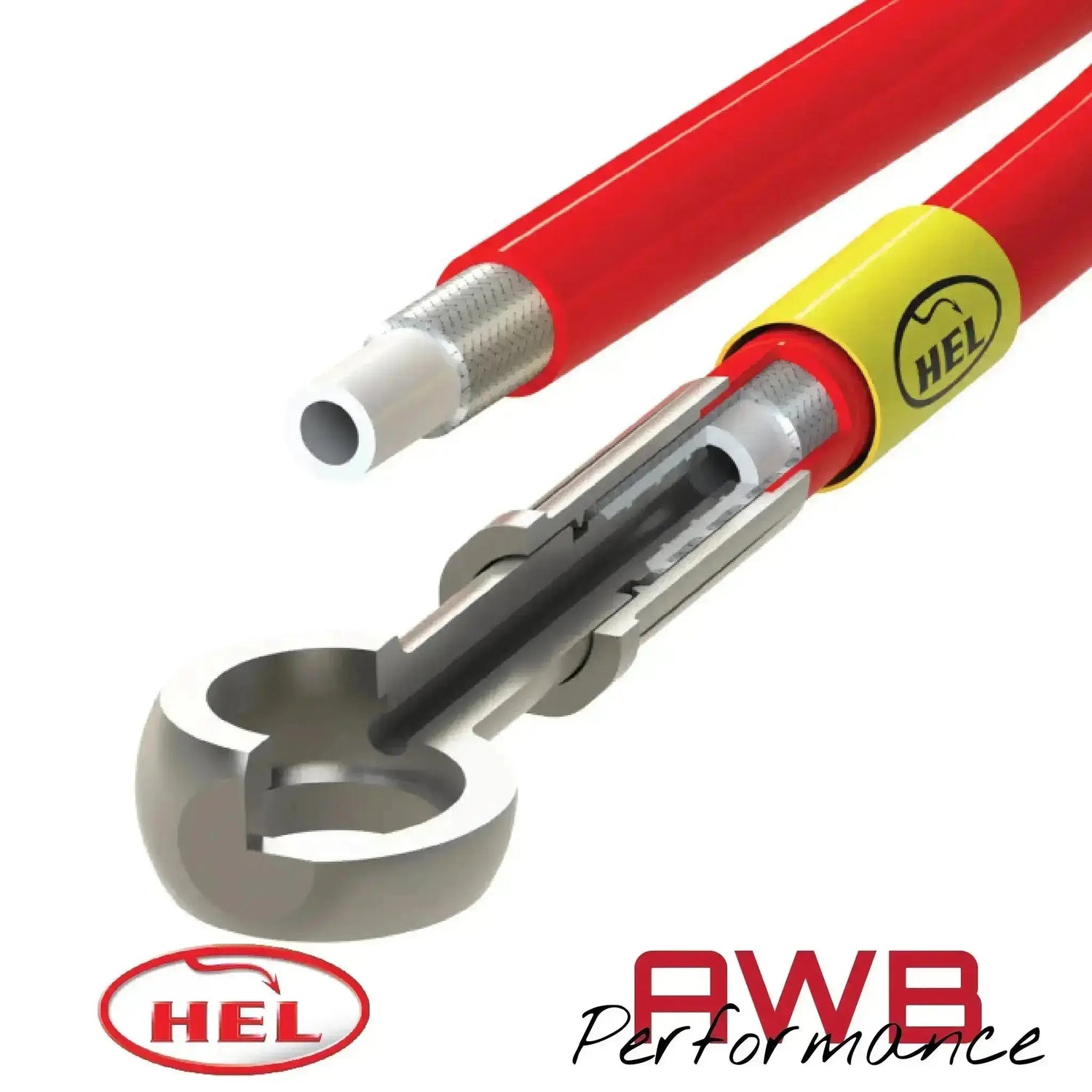 Astra G Saloon - Hel Performance Braided Brake Hoses Hel Performance