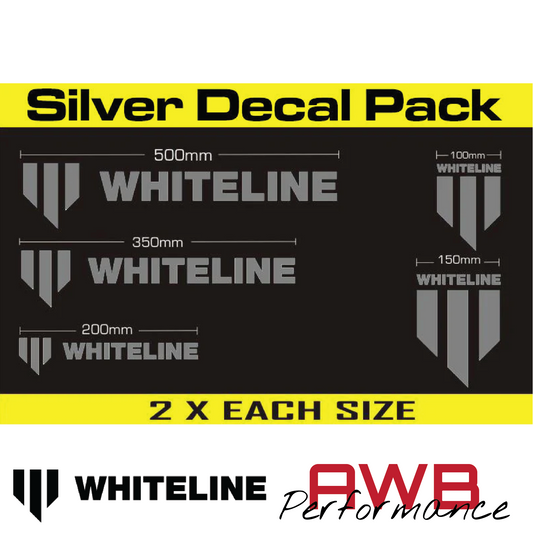 Whiteline Decal Kit 10 Pack - Silver