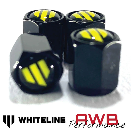 Whiteline Universal Tyre Valve Cap Set Whiteline
