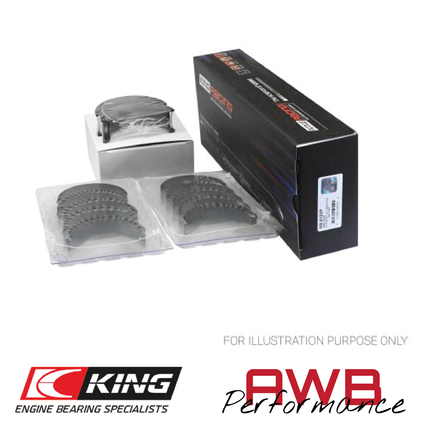 JZDA - 2.5T - King Racing Tri-metal Main Bearings King
