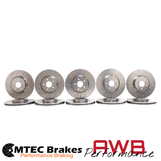 Vectra B 2.2 DTI - 286mm 5x110 Rear Brake Discs MTEC Brakes