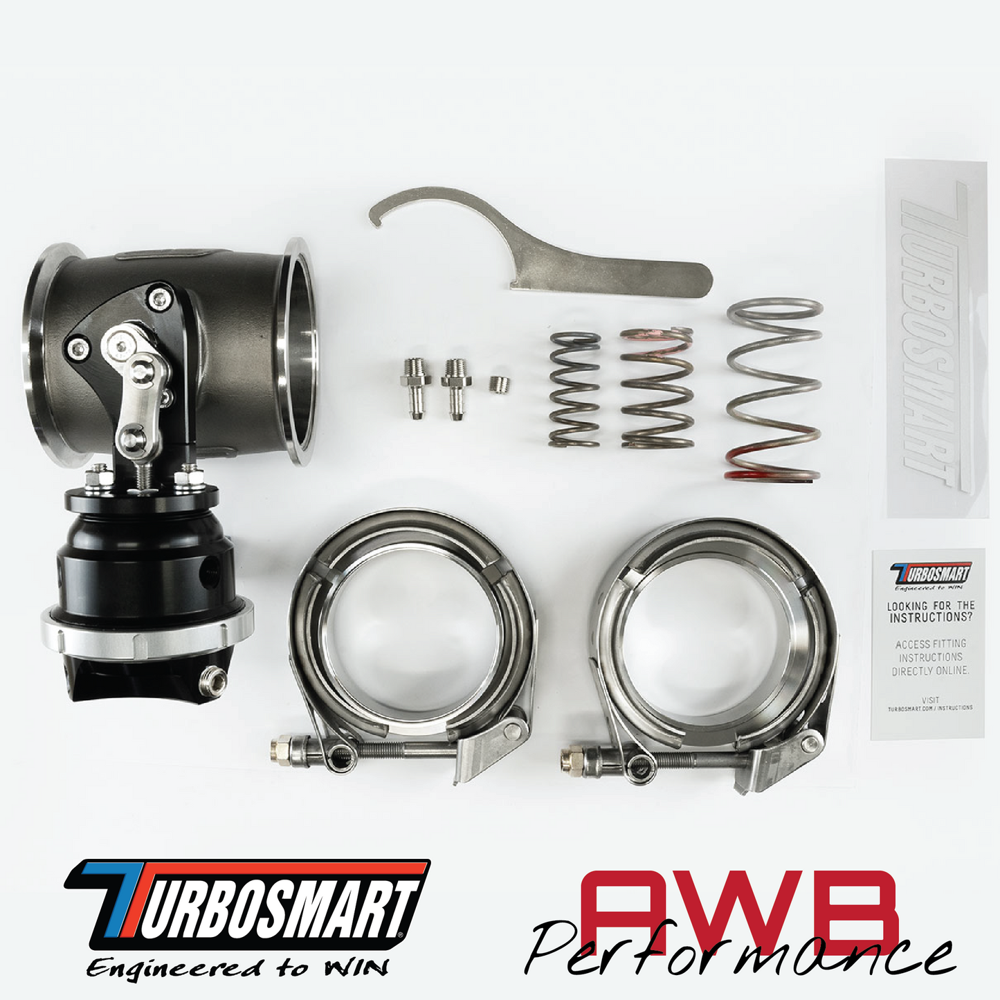 Turbosmart PSG76 Pneumatic Straight Gate